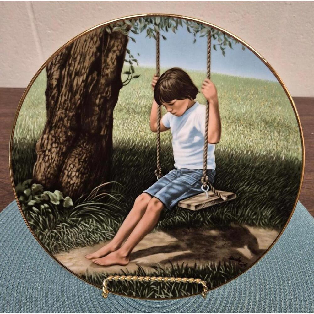 Daydreamer Plate - Reflections of Youth Collection by Ken Danby